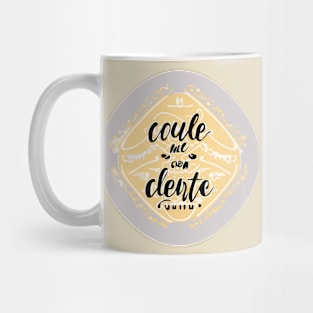 elegant calligraphy Mug